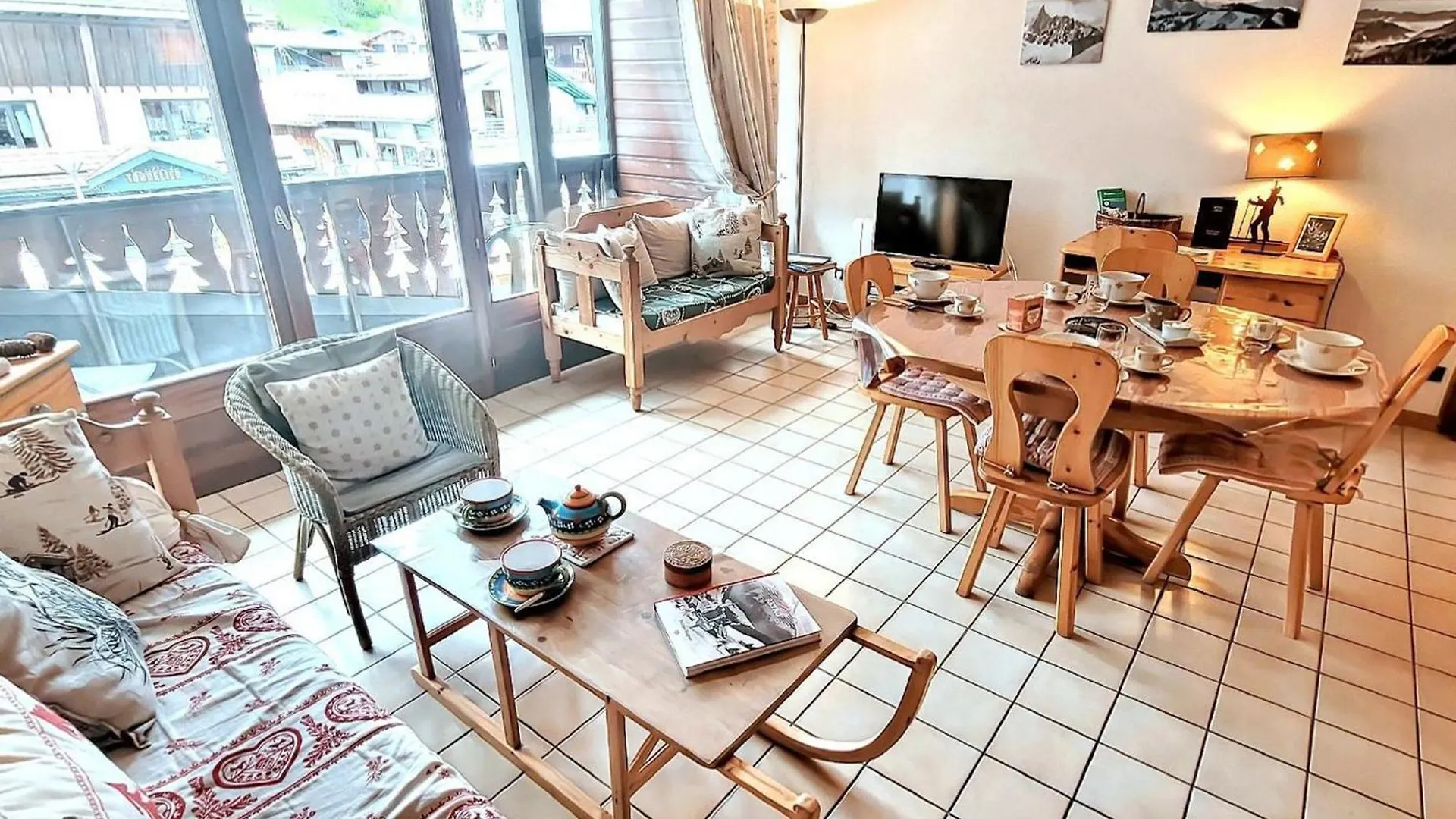 Appartement 3 Pieces Au Centre Des Gets, Balcon, Proche Pistes, Commerces Et Restaurants, 5 Pers. - Fr-1-598-73 location